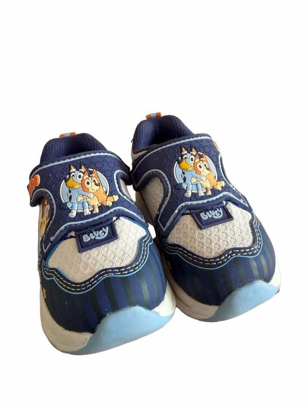 Ground Up Bluey and Bingo Toddler Light Up Athletic Sneakers Size 6